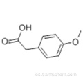 Acido 4-metoxifenilacético CAS 104-01-8